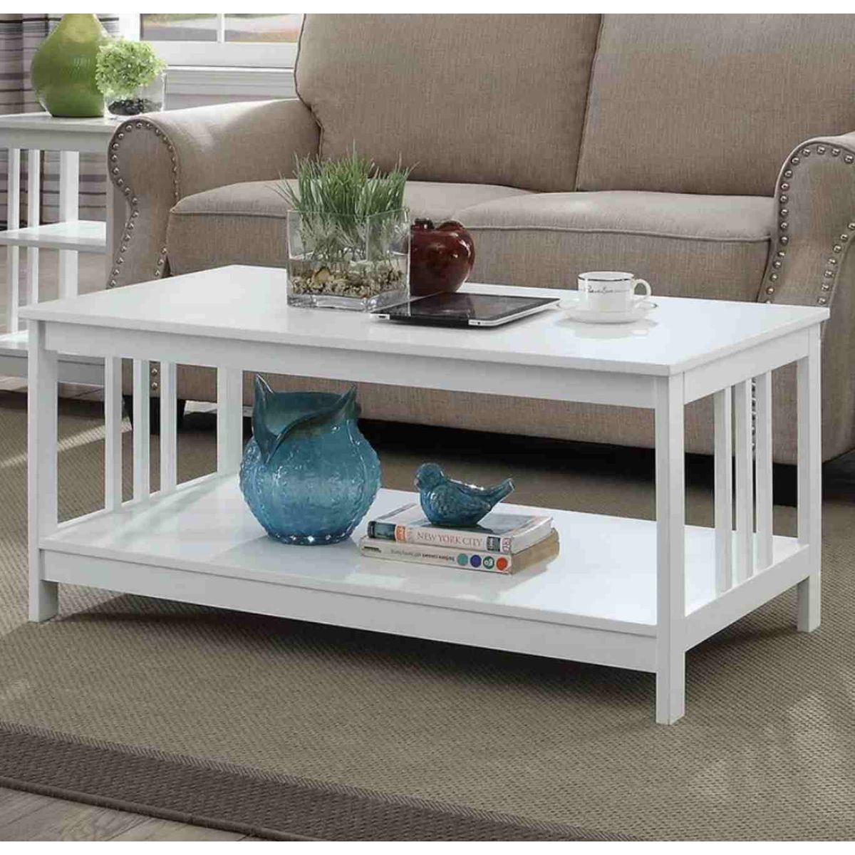 VENTITAS HOME - Mesa de Centro Industrial Moa Ventitas Home Blanco