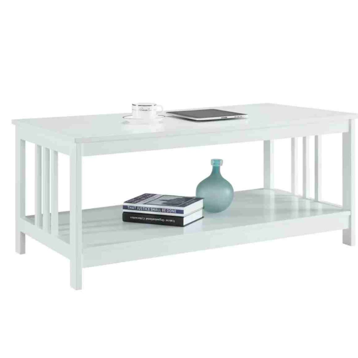 VENTITAS HOME - Mesa de Centro Industrial Moa Ventitas Home Blanco