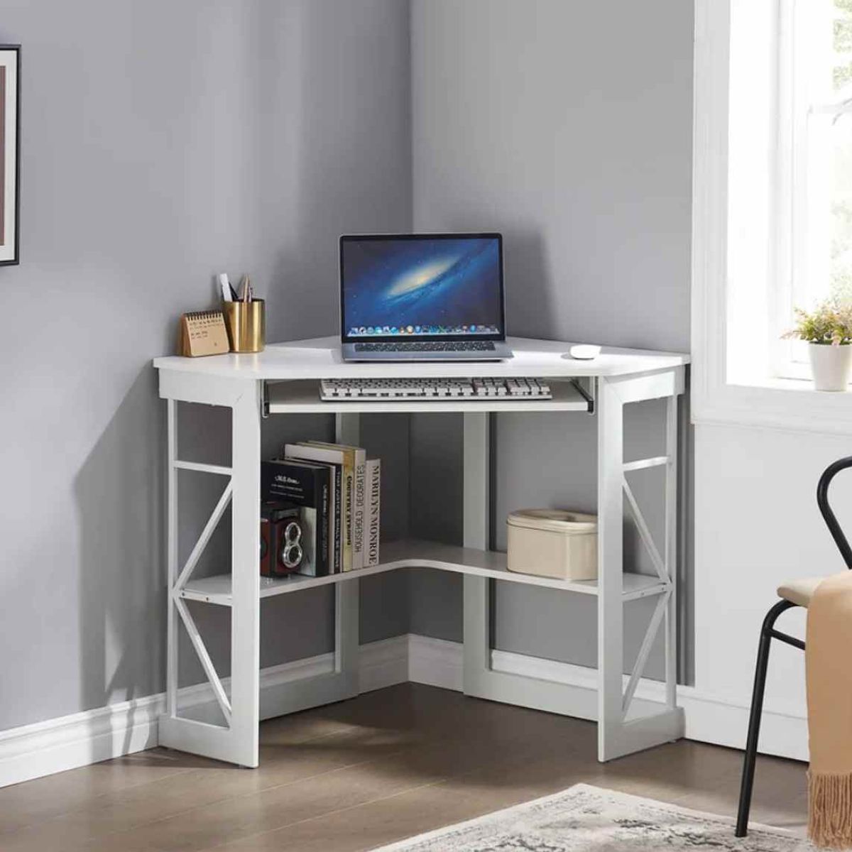 VENTITAS HOME - Mueble Esquinero Minimalista Danny Ventitas Home Blanco