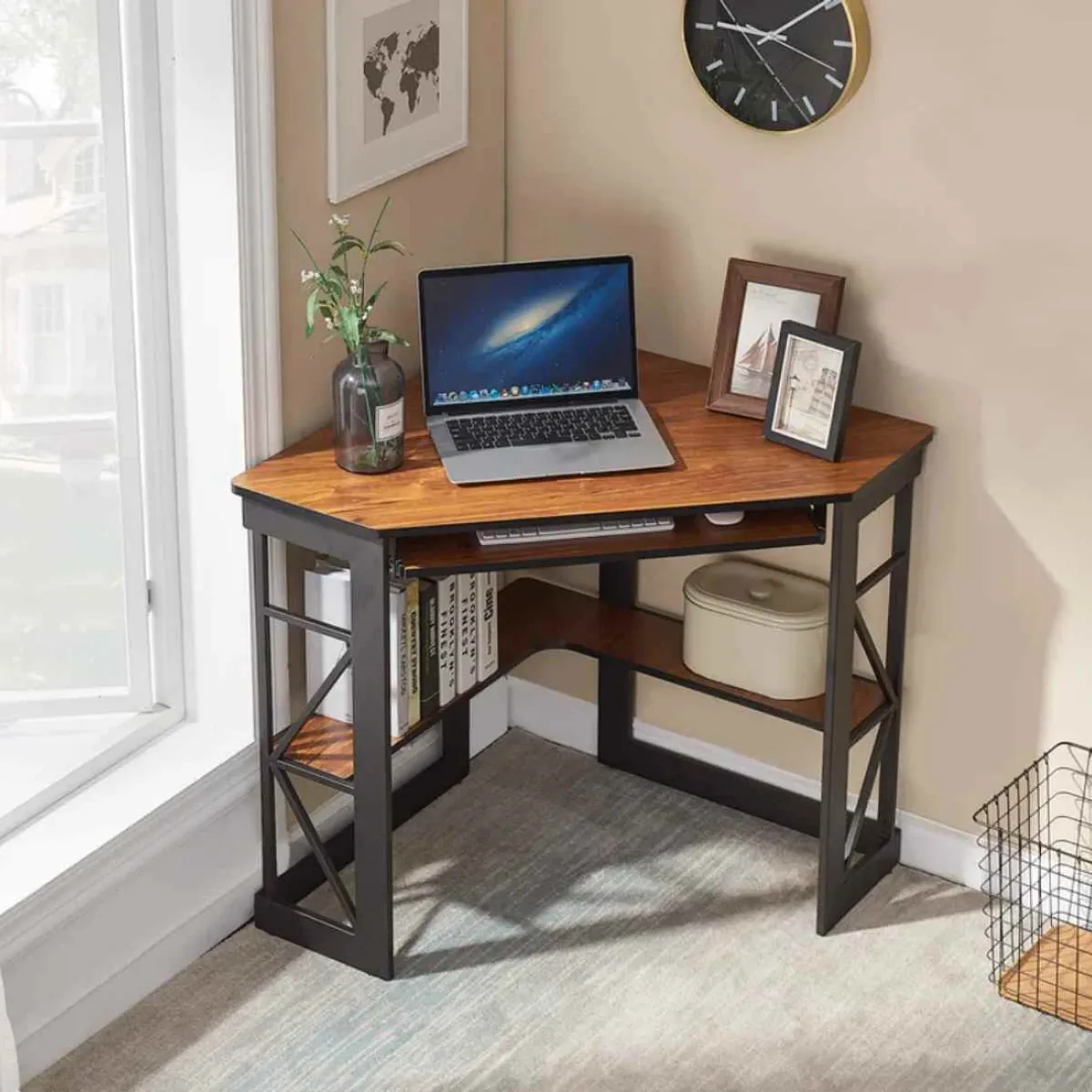 VENTITAS HOME - Mueble Esquinero Minimalista Danny Ventitas Home Sapelli