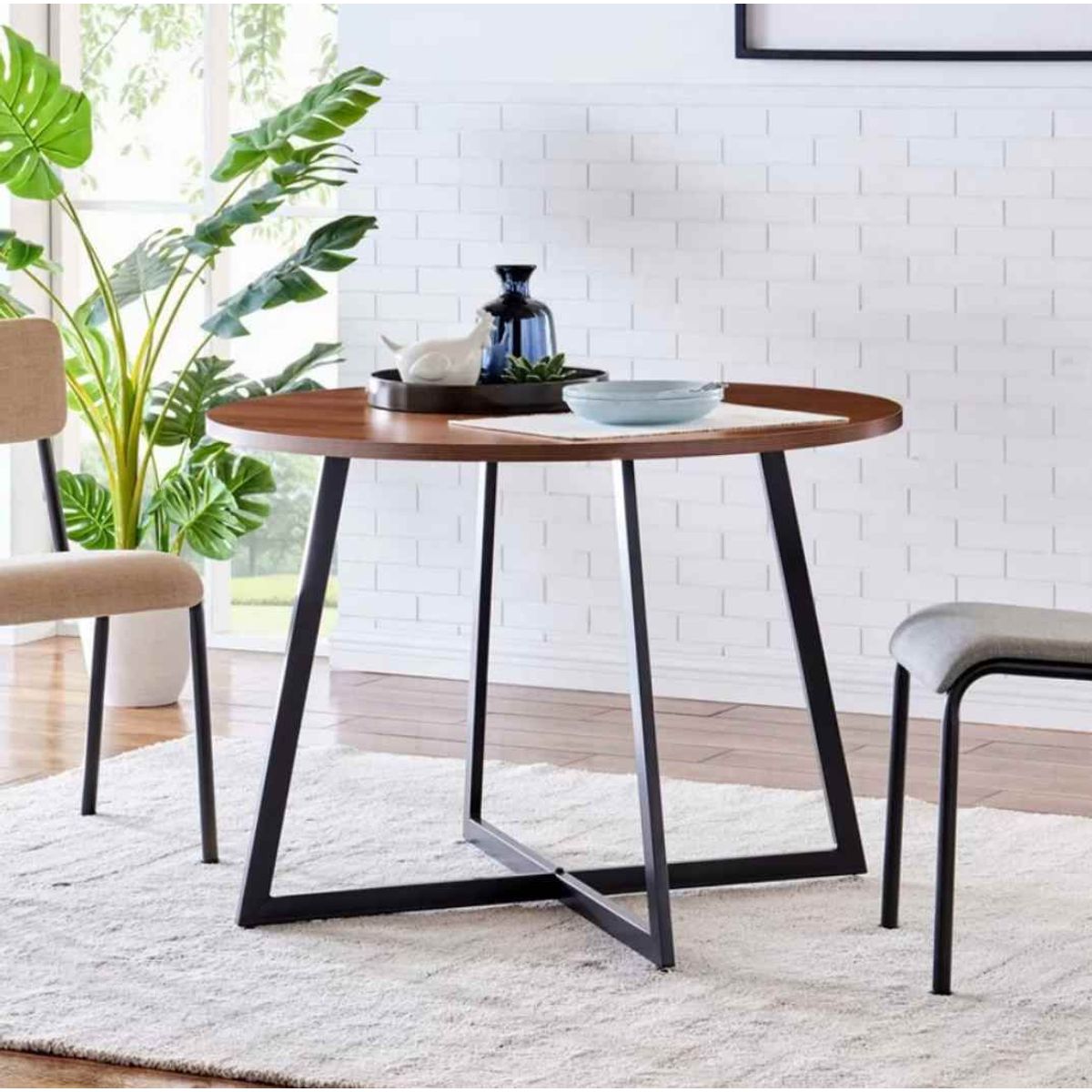VENTITAS HOME - Mesa de Comedor Industrial Kaira Ventitas Home Gales