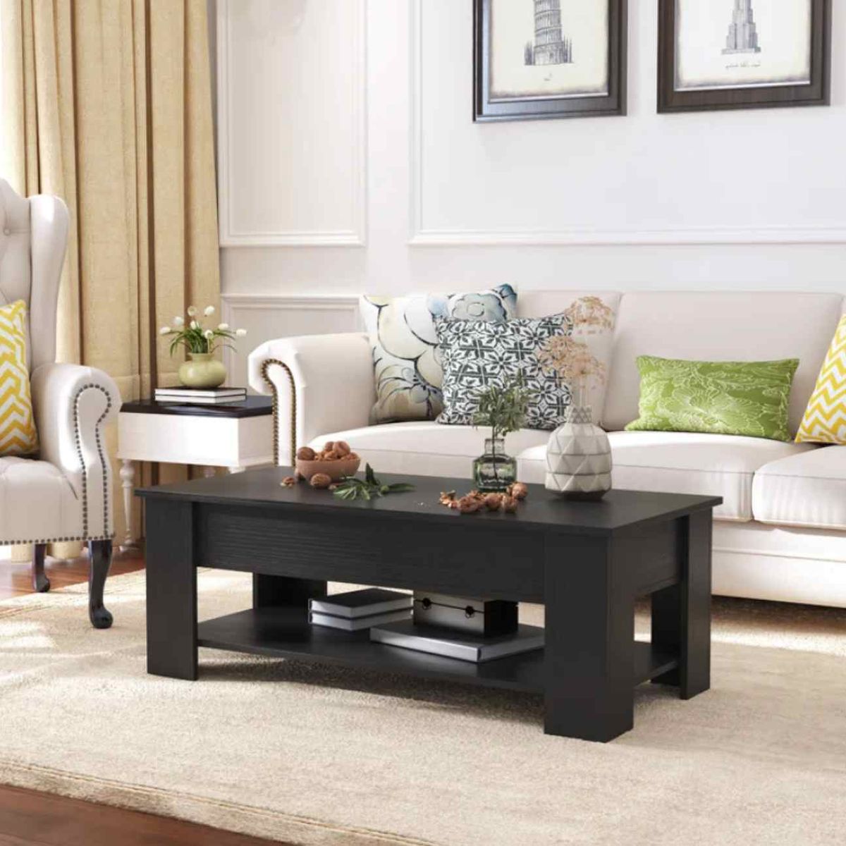 VENTITAS HOME - Mesa de Centro Emilie Ventitas Home Negro