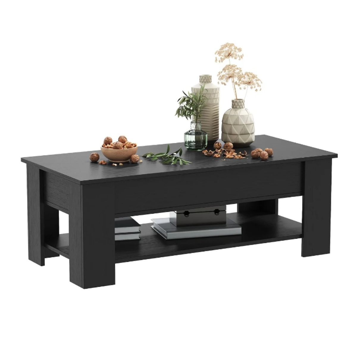 VENTITAS HOME - Mesa de Centro Emilie Ventitas Home Negro