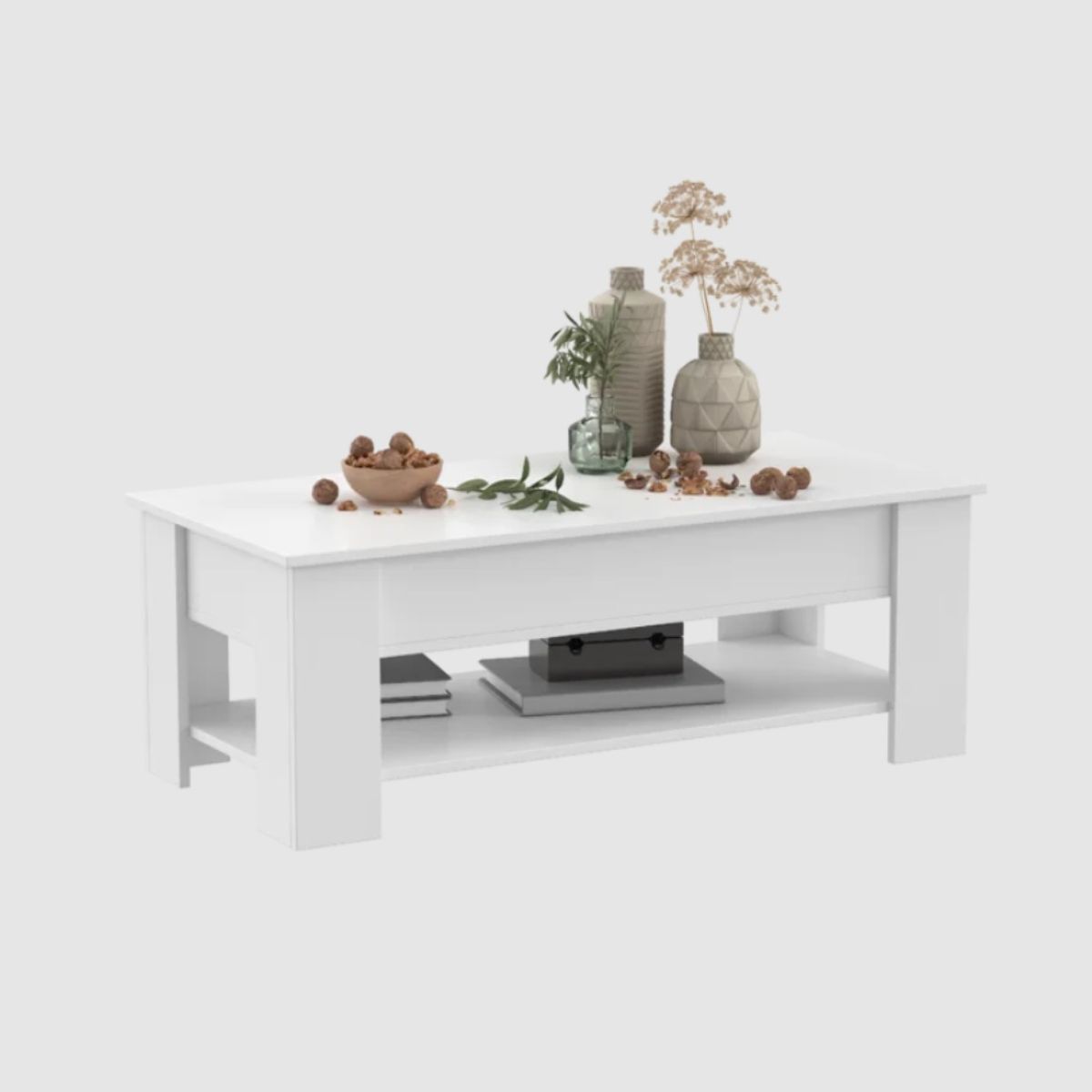 VENTITAS HOME - Mesa de Centro Emilie Ventitas Home Blanco