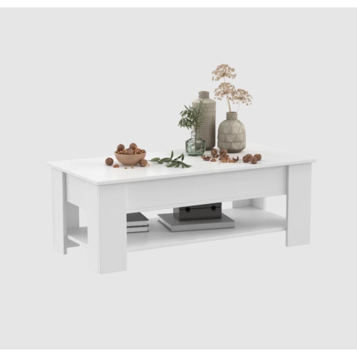 VENTITAS HOME - Mesa de Centro Emilie Ventitas Home Blanco