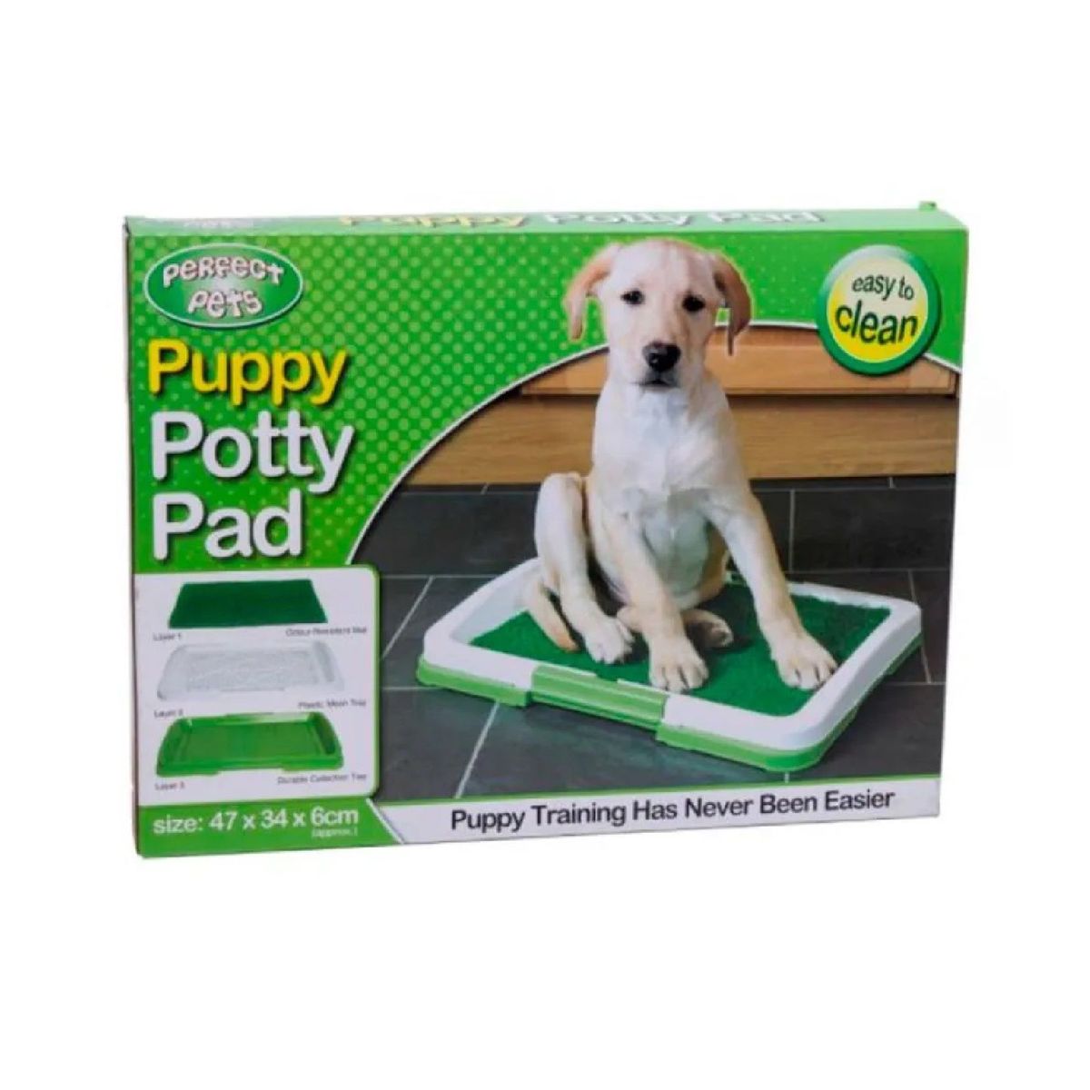 OTTOWARE - Baño Ecológico Portátil Con Césped Para Perros V2  Mediano