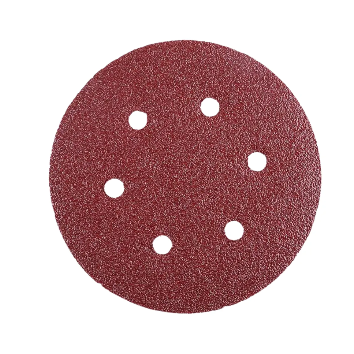 KLINGSPOR - Pack x 5 : Disco Velcro 6" (150mm) PS22K Gr 180 GLS3 (Rojo) Klingspor