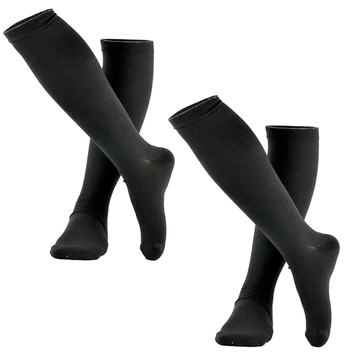 GENERICO - 2 Pack Medias De Compresión Unisex 15-20 mmhg Varices