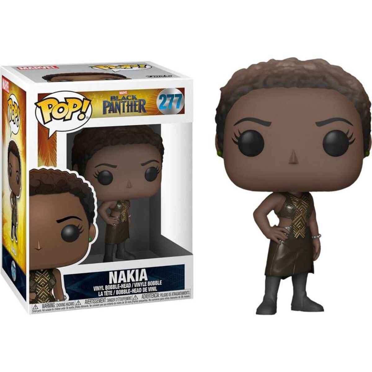 FUNKO - Funko Pop Nakia Pantera Negra - Marvel Black Panther 277
