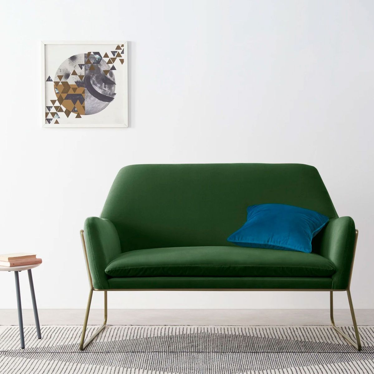 YOLODECORO - Frame Loveseat 2 Cuerpos Verde Césped.