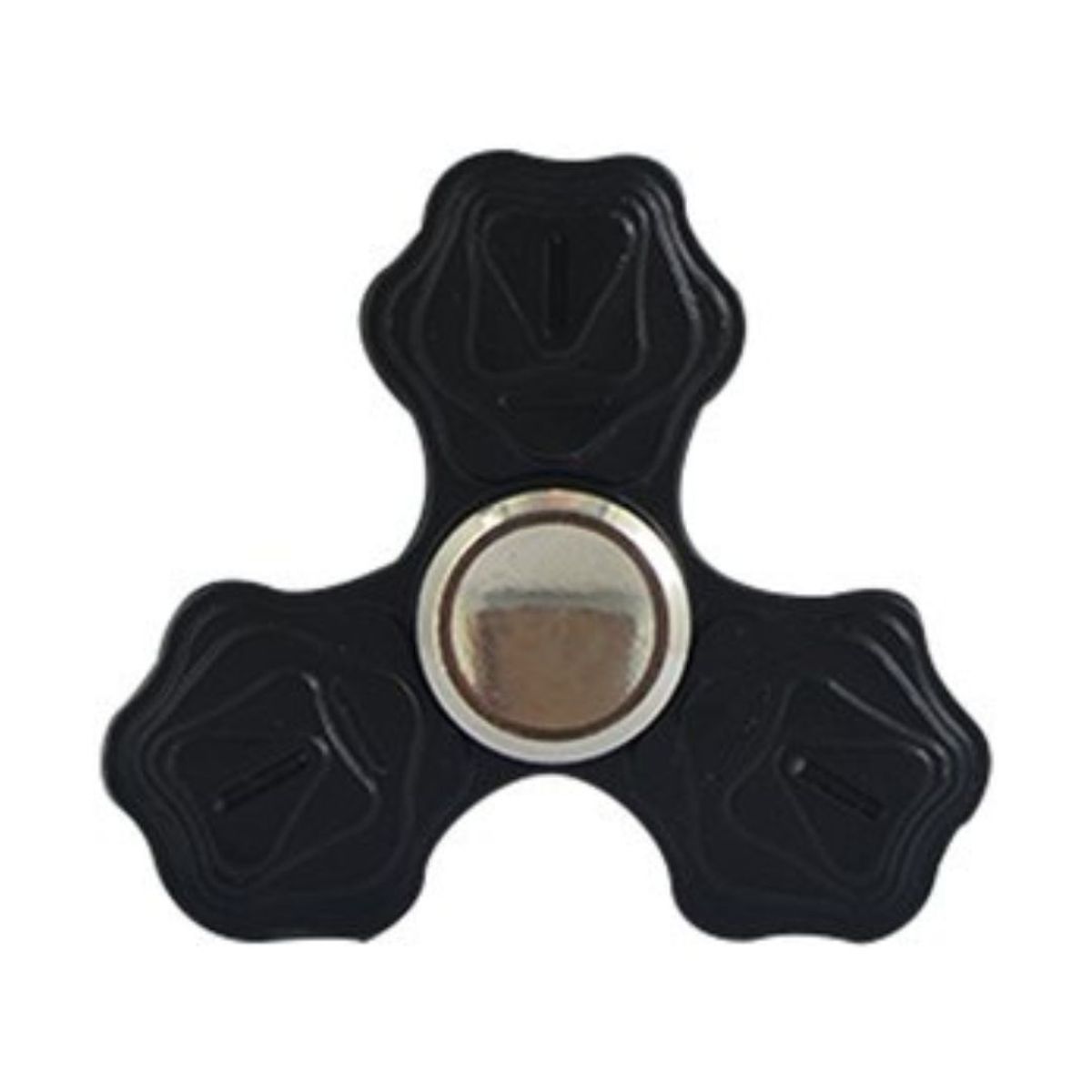 GENERICO - Spinner Hand Fidget Metálico Triple Rosa Anti Estrés