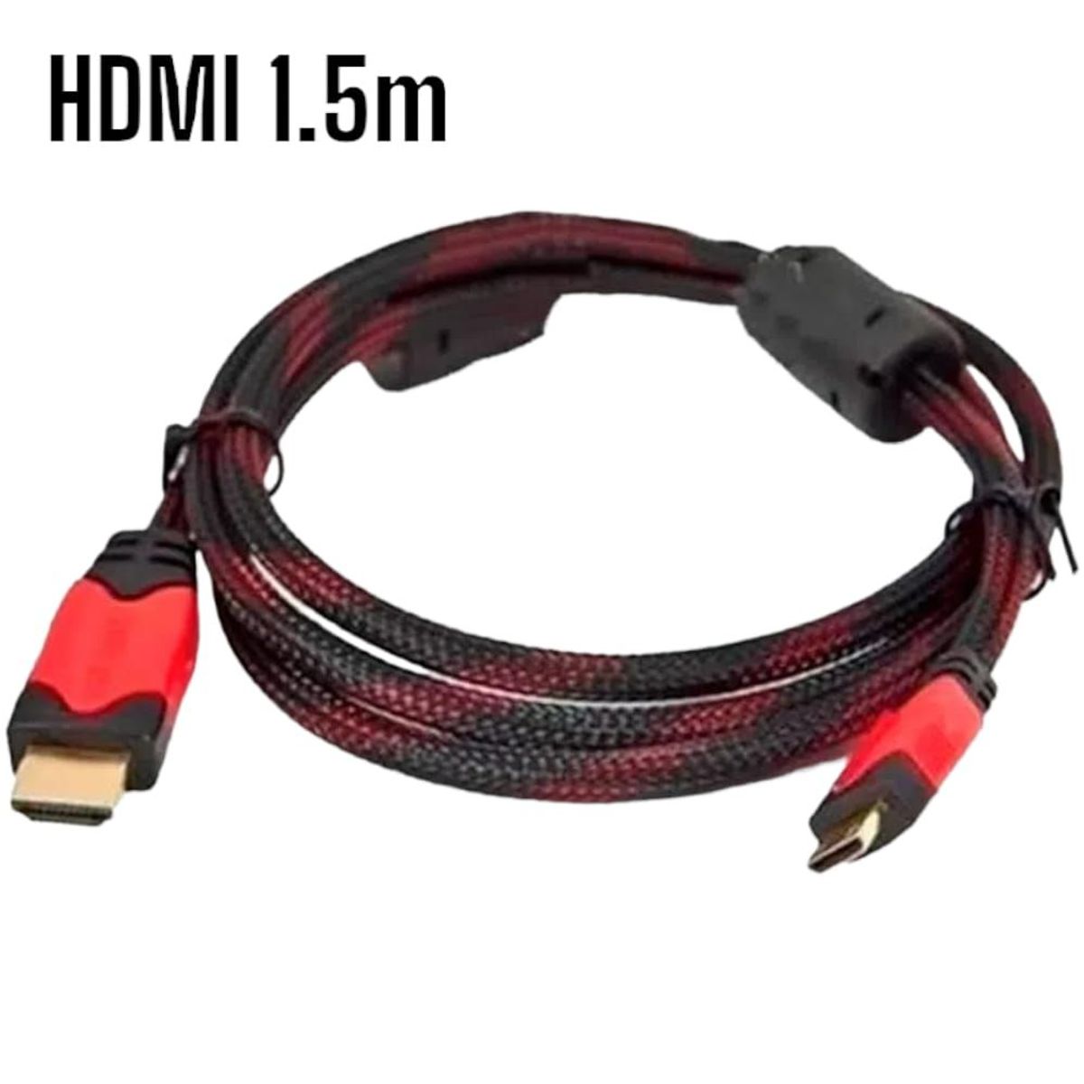 OEM - Cable HDMI-HDMI con Filtro 150cm Full HD 3D V14 Enmallado