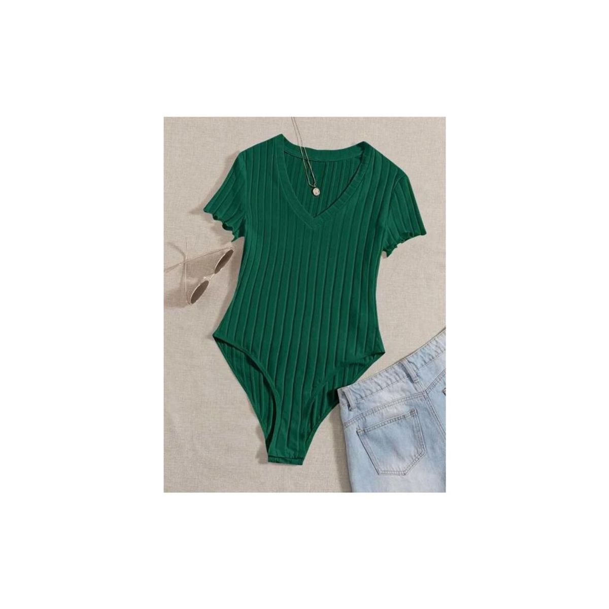 GENERICO - BODY PARA MUJER COLOR NARANJA