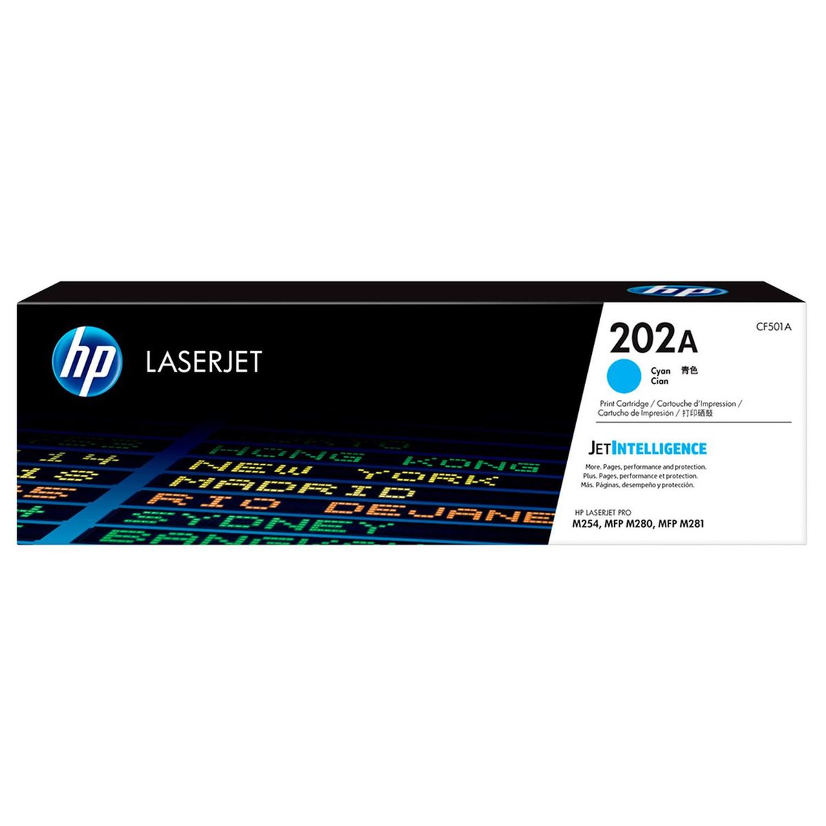 HP - Cartucho Toner Hp 202A Cian Laserjetpro M254 M280 M281