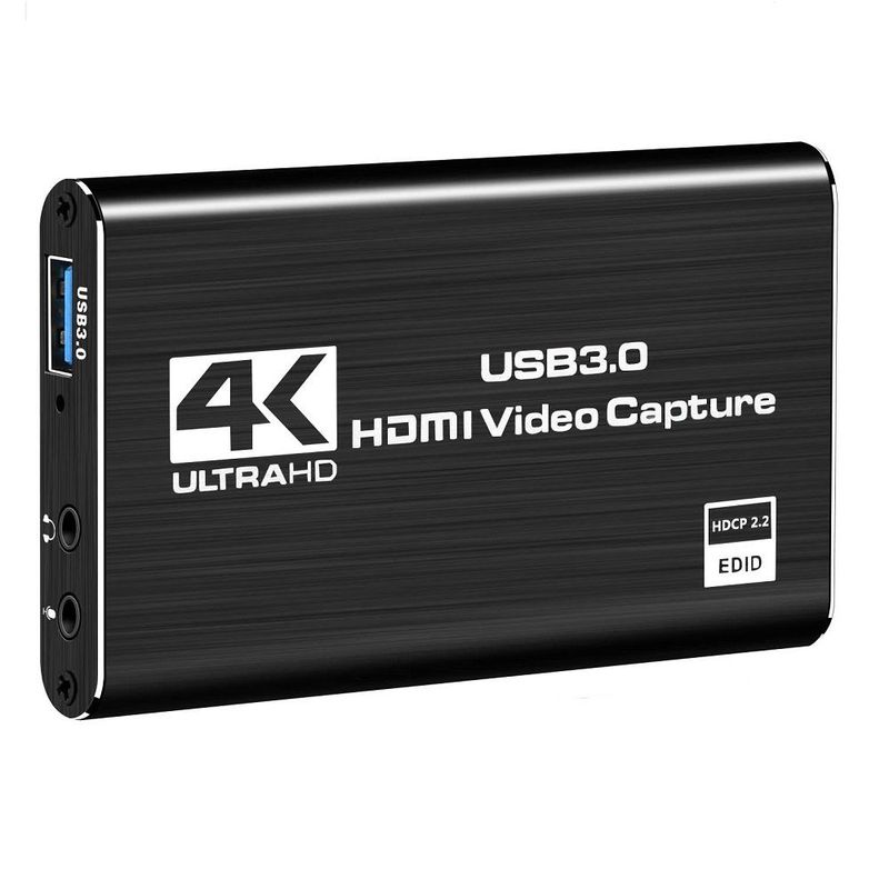 GENERICO - Capturadora de Video USB 3.0 4K 60FPS con Loop Out