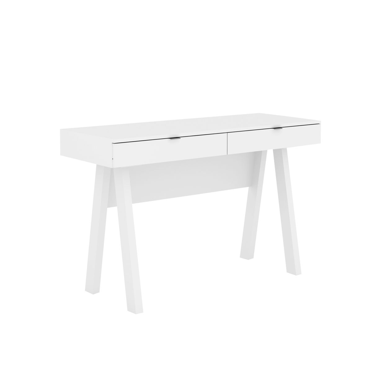 BONNO - Escritorio De Melamina Ferrel Blanco Bonno