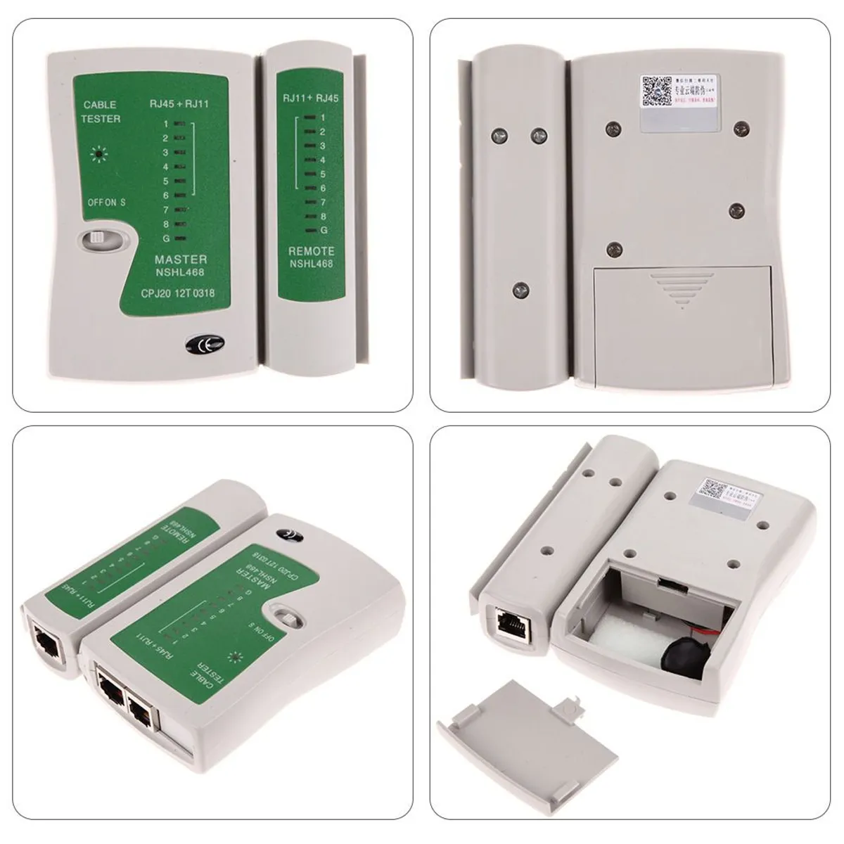 OEM - Testeador Cable Red RJ45 RJ11 LAN Network Ethernet Cable De Red