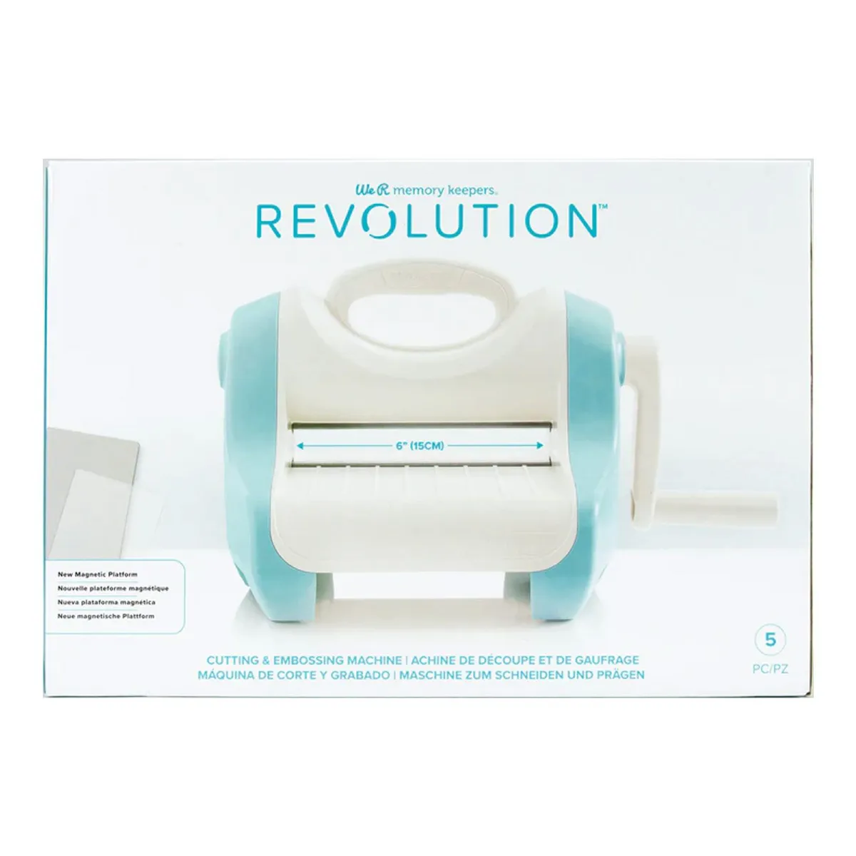 AMERICAN CRAFTS - Revoluttion We R - Troqueladora Manual De Corte Y Embosado