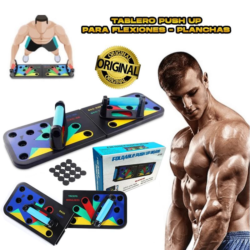 HOLGU - Tablero para flexiones 9 en 1 Push Up planchas importado