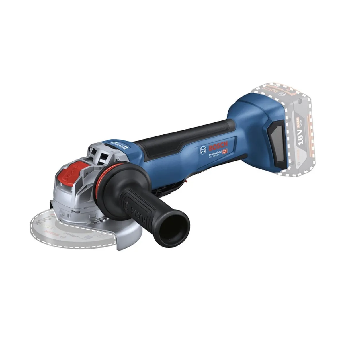 Bosch - Esmeril Angular 5 125mm 18V Brushless Baretool Bosch GWX 18V-10 P