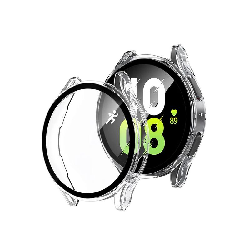 GENERICO - Case Bumper para Samsung Galaxy Watch 4 de 40mm Transparente