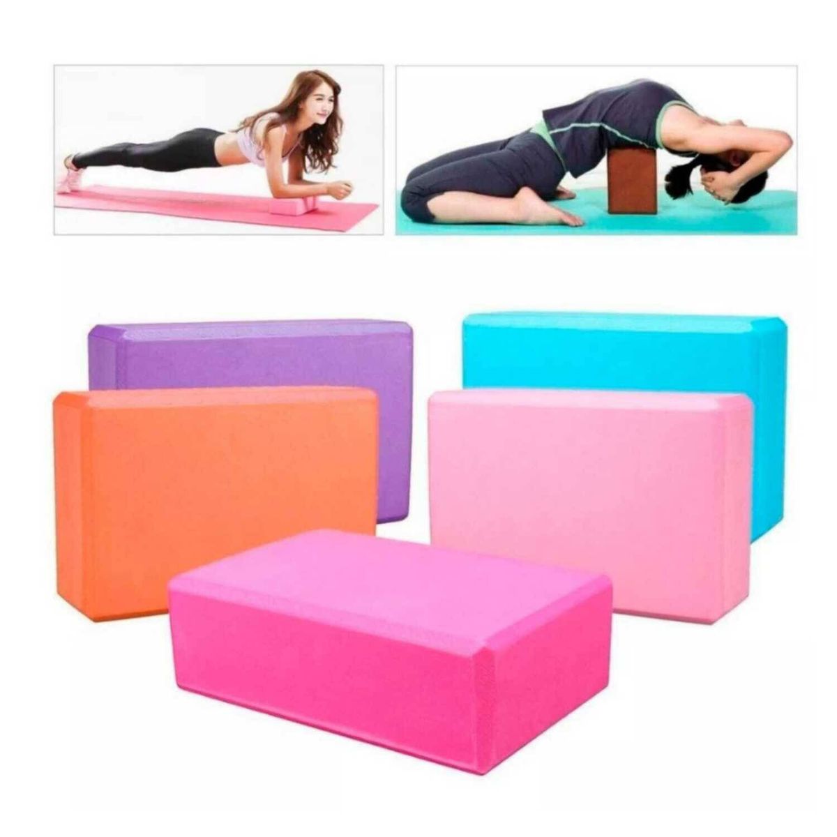GENERICO - Ladrillo De Espuma Para Yoga