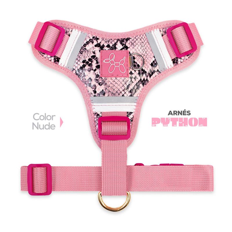 PERRITO PITUCO - ARNÉS PERRITO PITUCO PYTHON NUDE TALLA XS