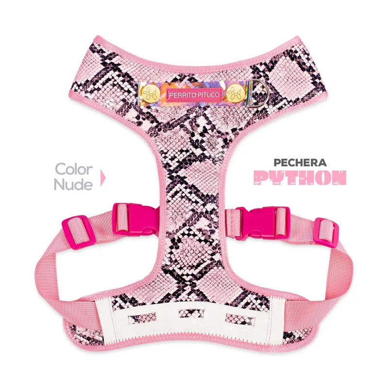 PERRITO PITUCO - PECHERA PERRITO PITUCO PYTHON NUDE TALLA S