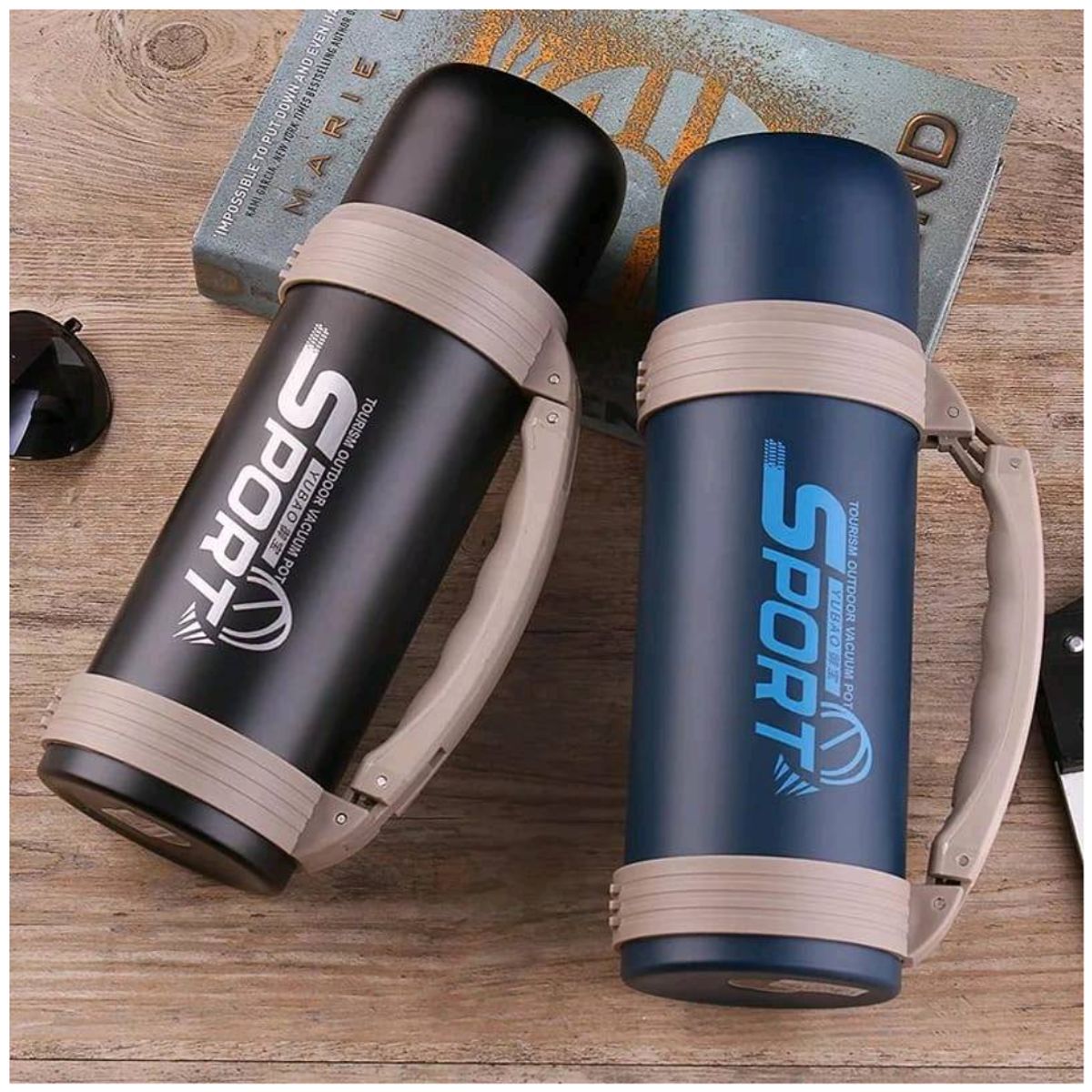 INSPIRA MARKET - Termo botella deportiva sport 1200ml