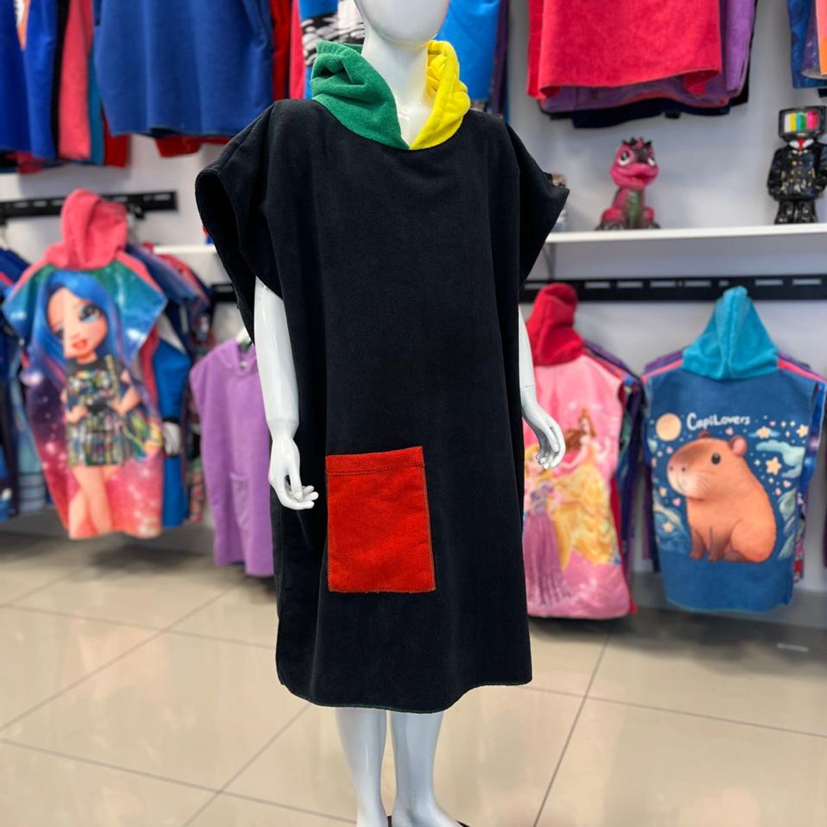 GENERICO - TOALLA CAMBIADOR CORDANO NIÑOS 9 A 11 AÑOS TALLA S NEGRO R.