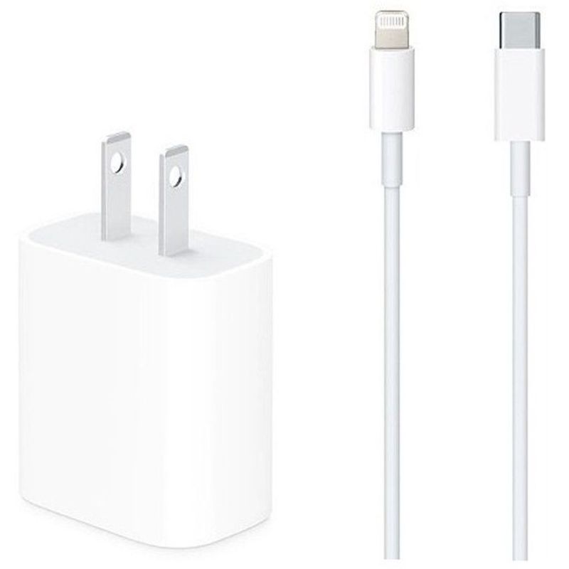 GENERICO - Cargador 18W Cable Usb C A Lightning Ipad Iphone - Blanco