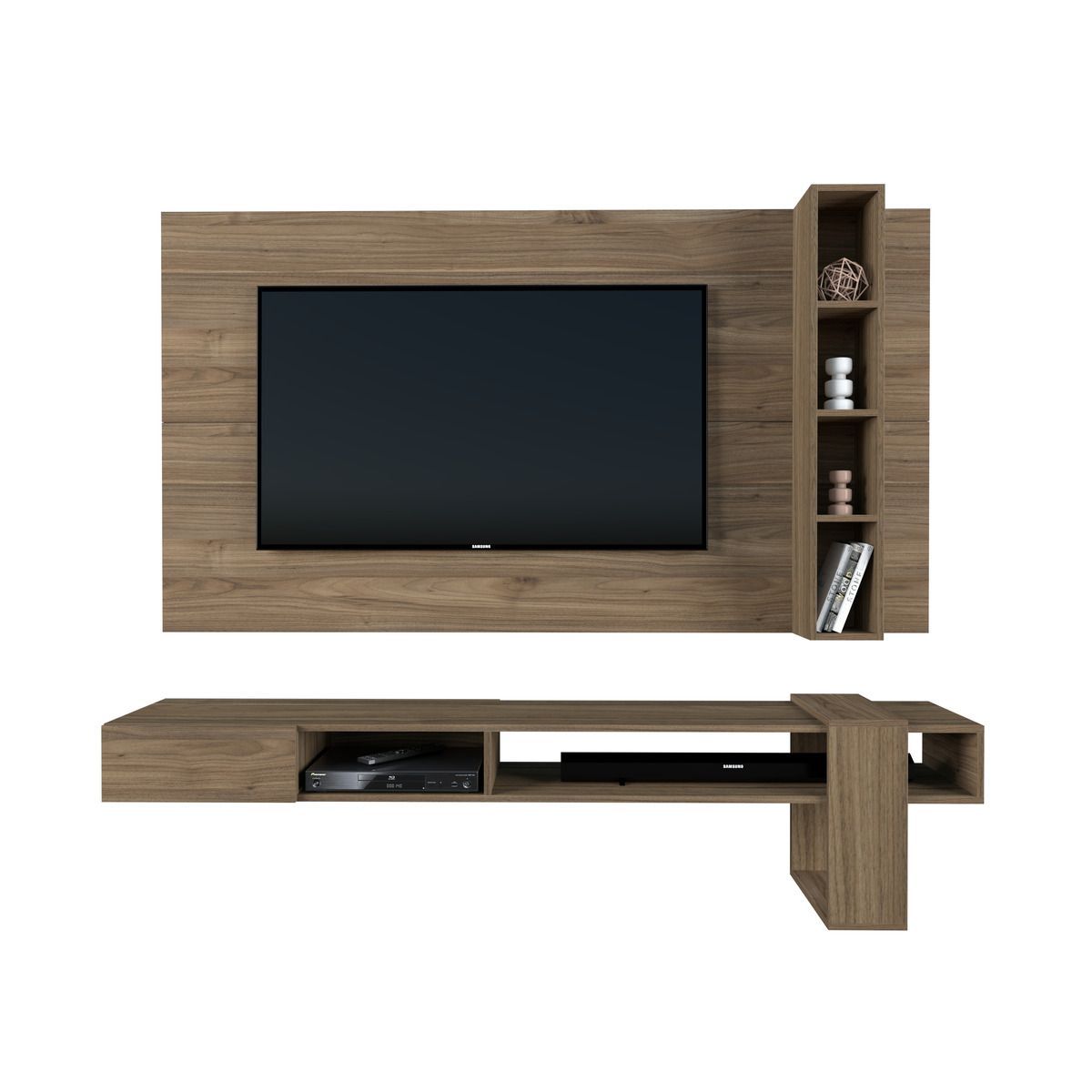 MOVENDA - Centro de Entretenimiento 65″ Gravatai Mesa de TV y Panel Movenda Gales