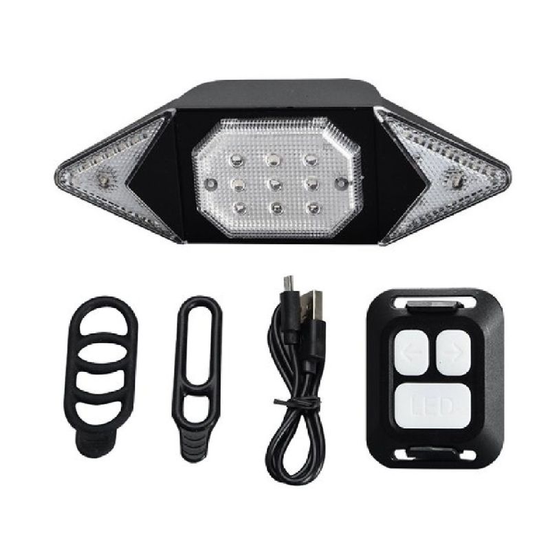 OTTOWARE - Luz Direccional con Control Inalámbrico para Bicicleta