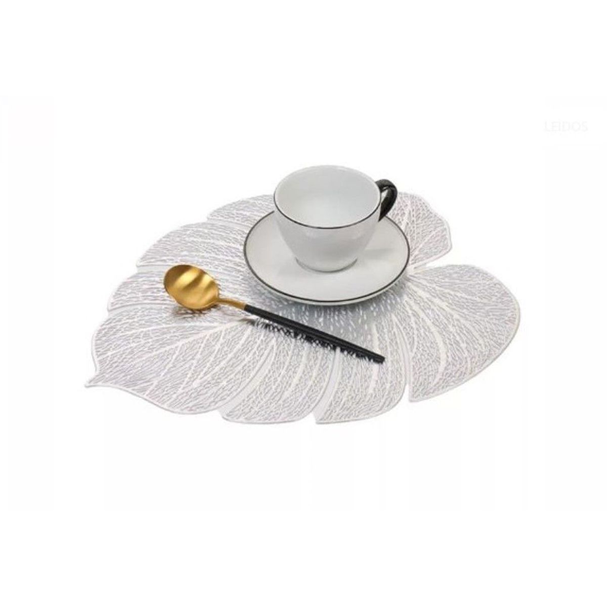 GENERICO - Individuales de Mesa Comedor 6 piezas Plateado de Calidad