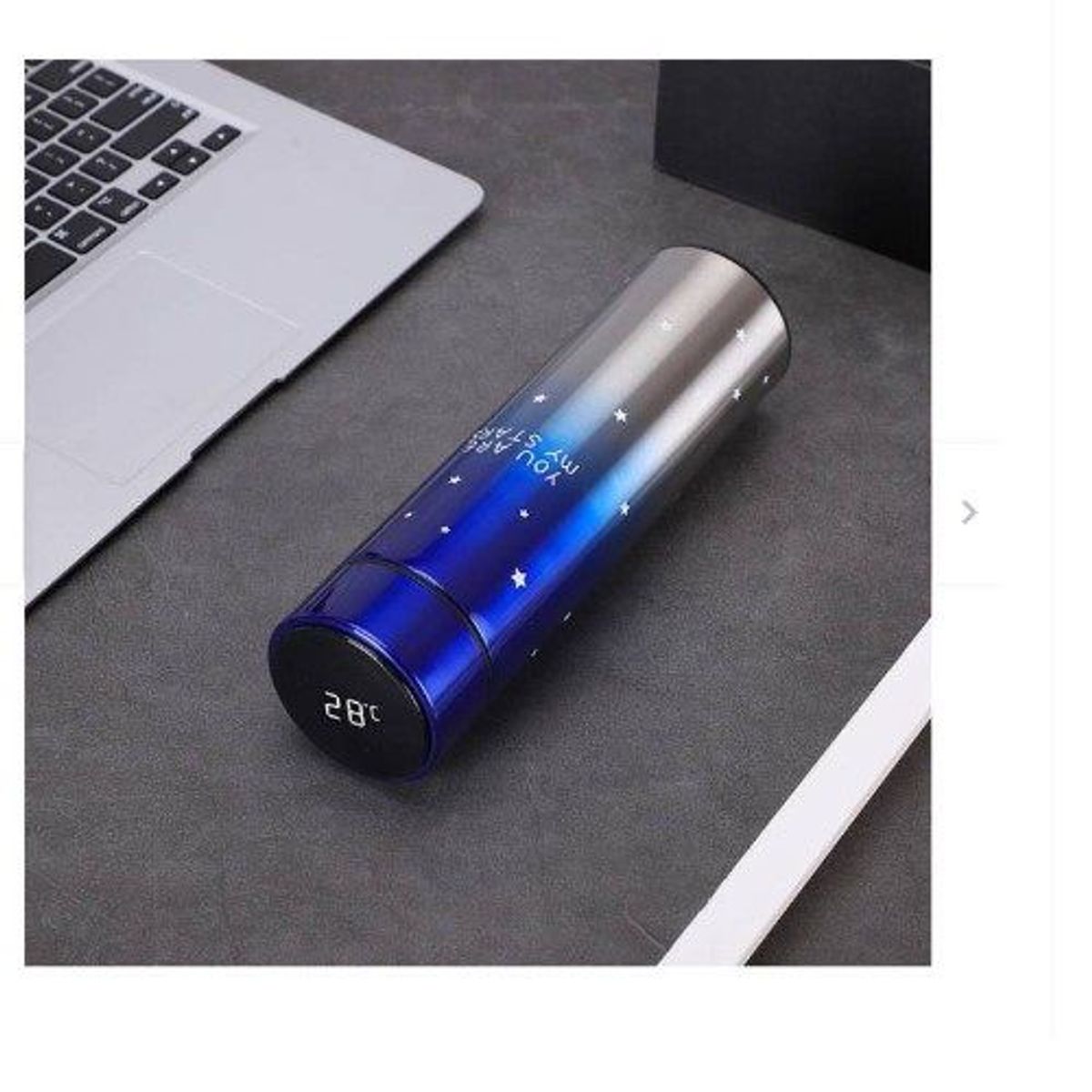 GENERICO - Termo Botella Tomatodo 500ML Digital Azul Galaxia