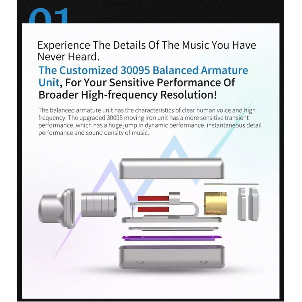 KZ - KZ ZSN PRO Dual Driver 1BA1DD - Purple Morado