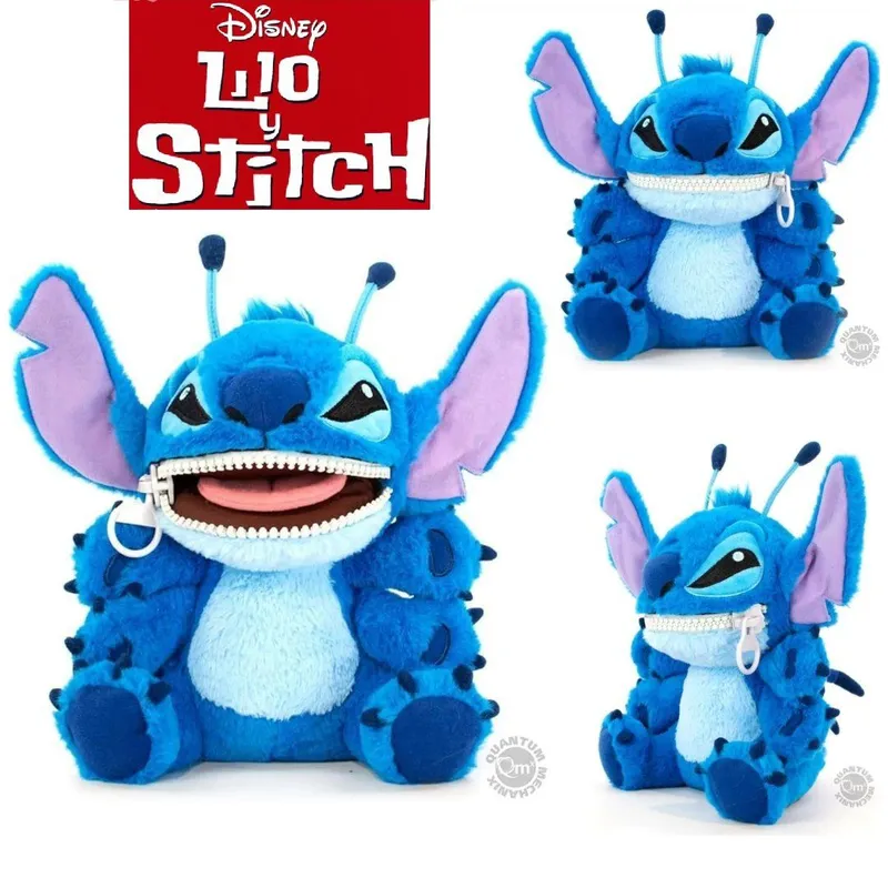 QUANTUM MECHANIX - Peluche Stitch forma Alien - Disney Lilo y Stitch premium ex