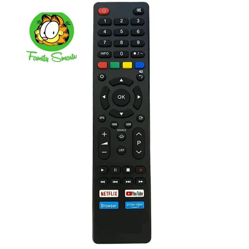 UNIVERSAL - Control Remoto Para Tv Aiwa Smart Tv Modelo Aw32b4sm  Pilas