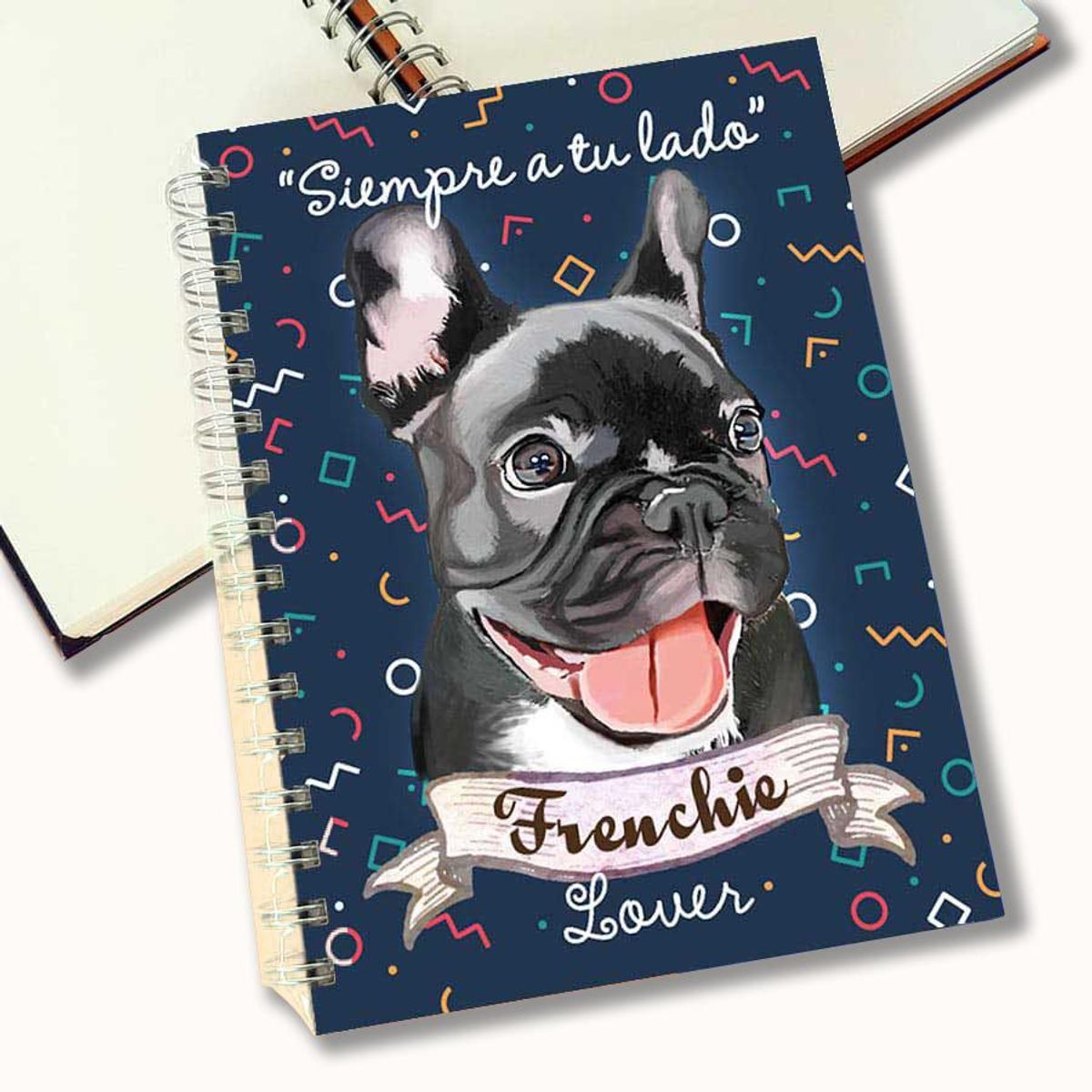 QALA DISEÑO - Cuaderno A5 - Qala Diseño - Perro Bulldog Francés