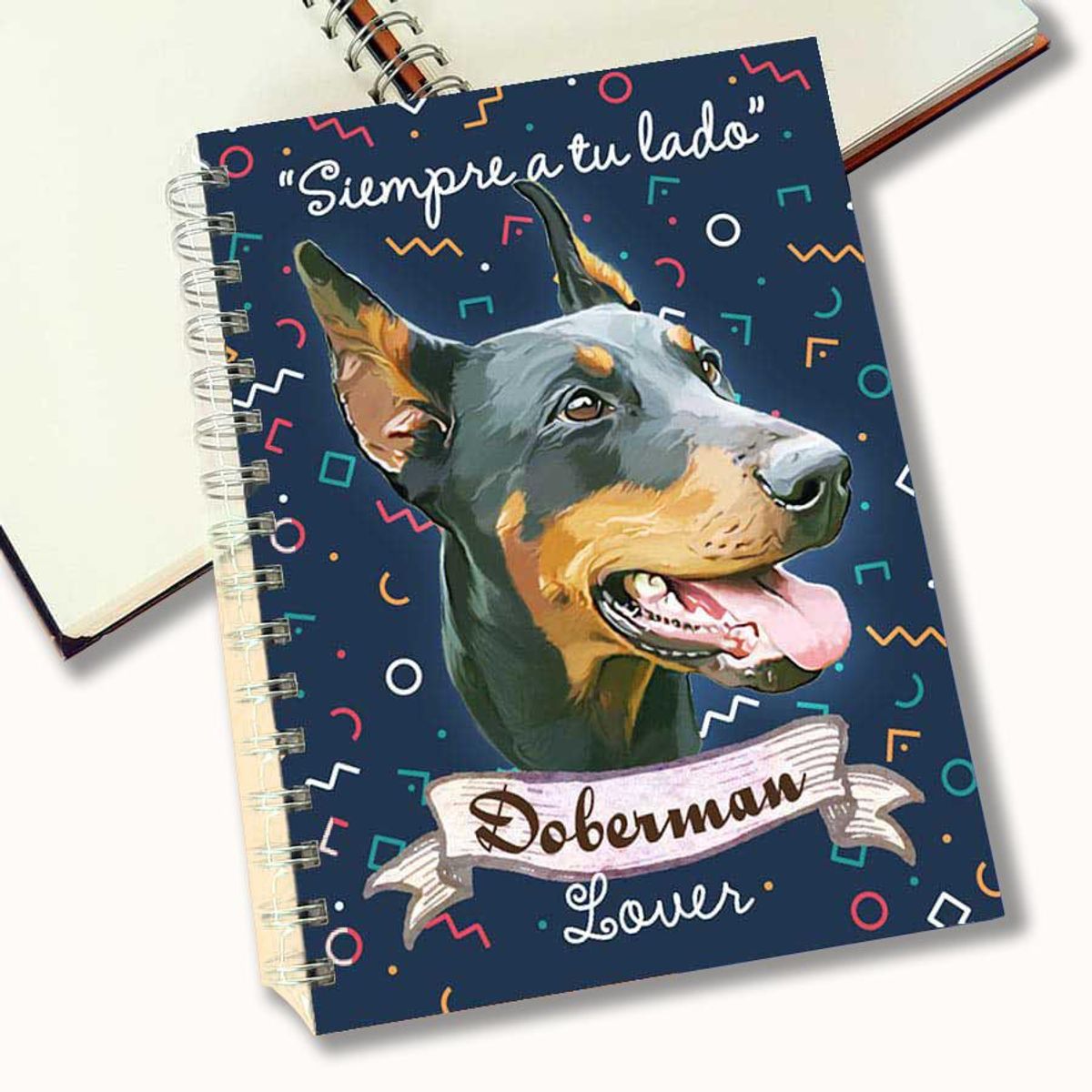 QALA DISEÑO - Cuaderno A5 - Qala Diseño - Perro Doberman