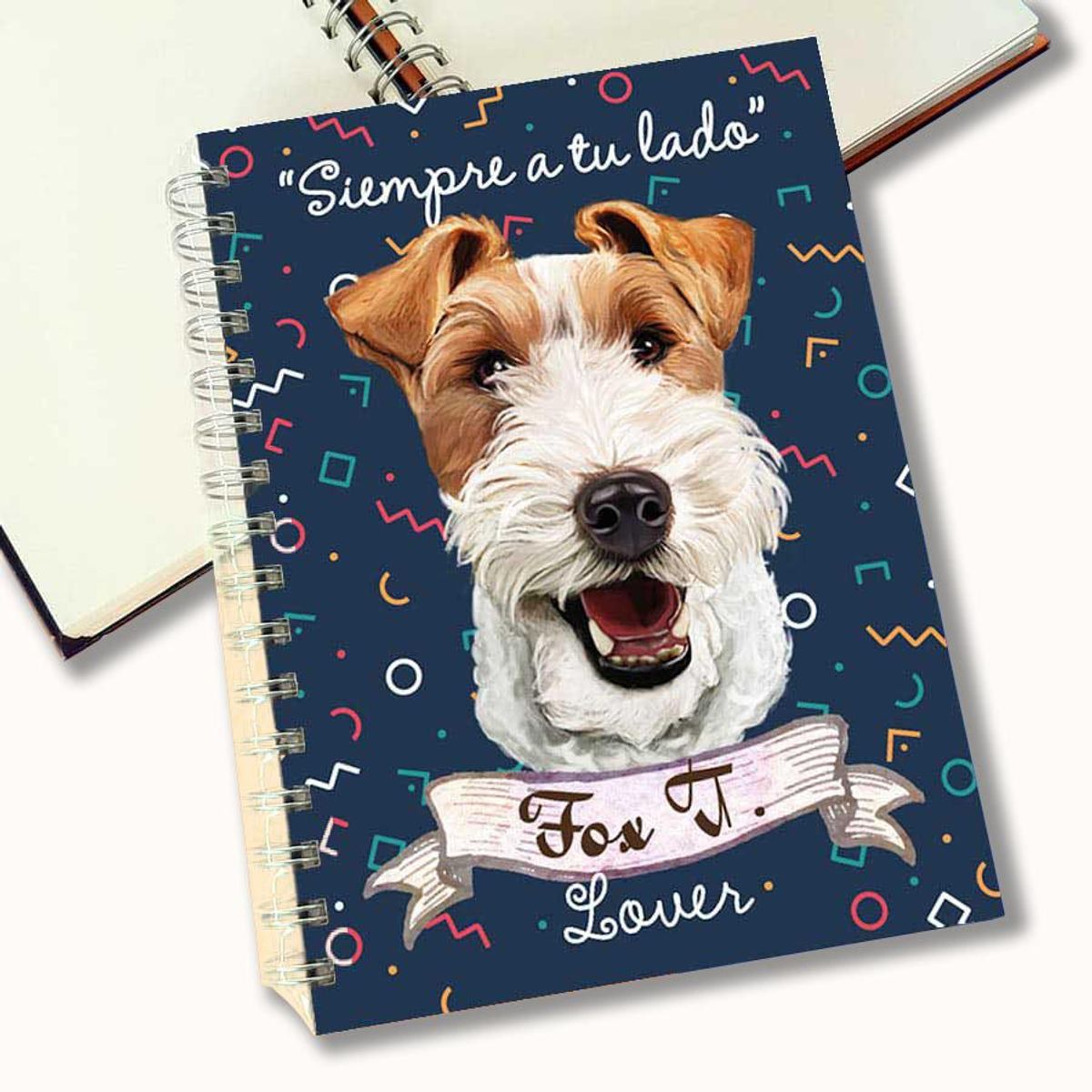 QALA DISEÑO - Cuaderno A5 - Qala Diseño - Perro Fox Terrier