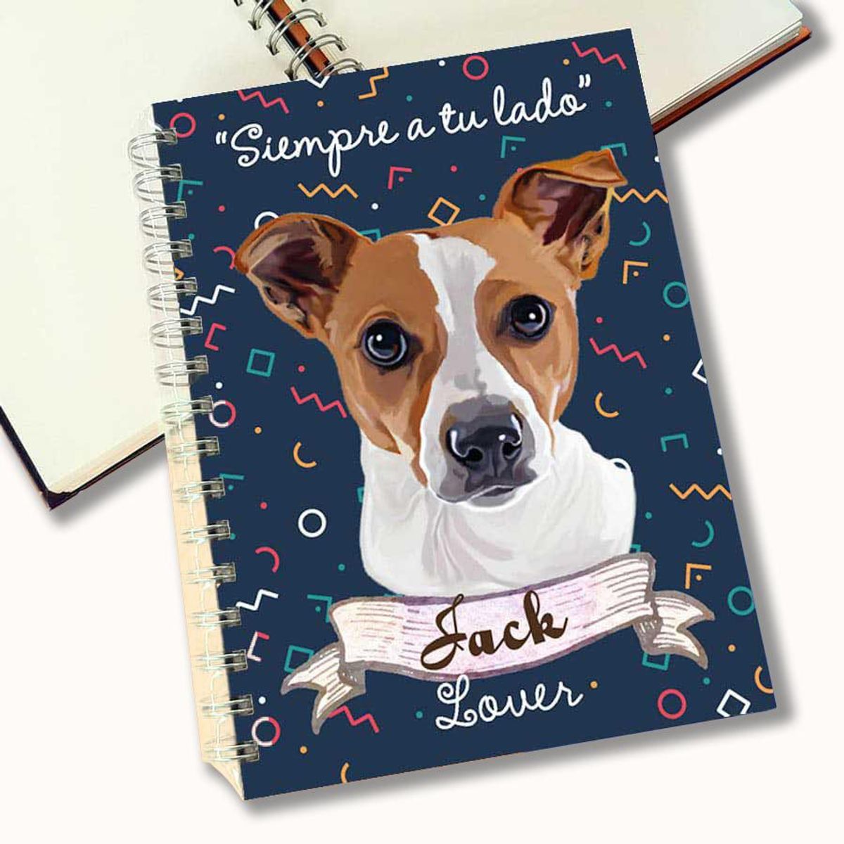 QALA DISEÑO - Cuaderno A5 - Qala Diseño - Perro Jack Russell