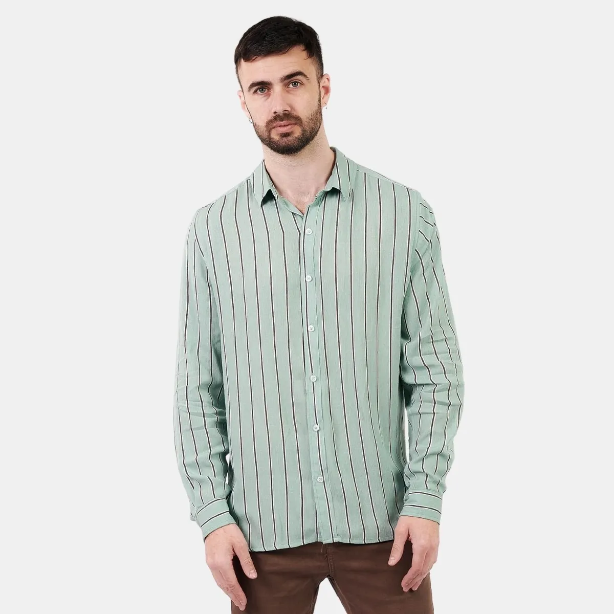 SAN COSME - Camisa Hombre Rayada