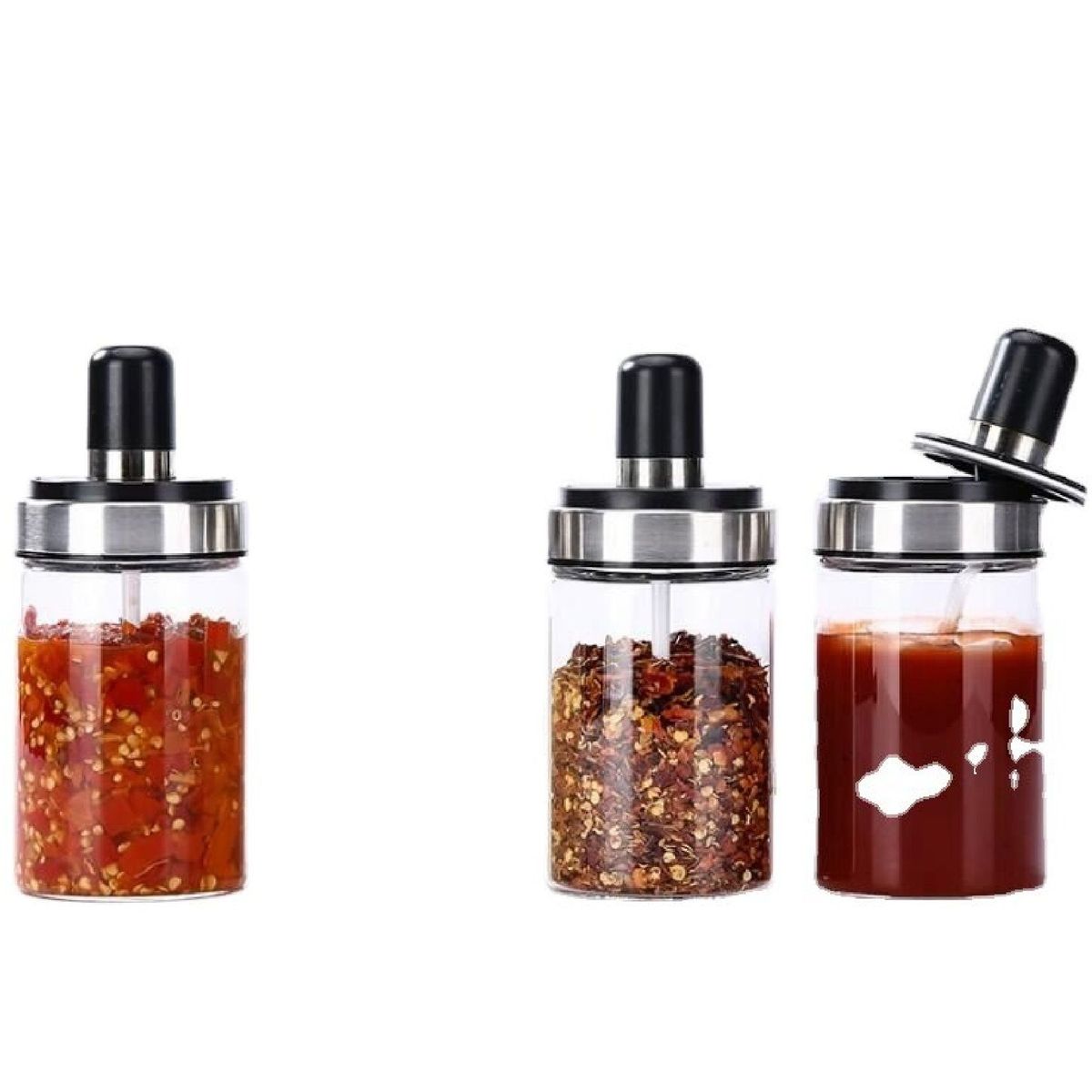 OTTOWARE - Frascos para Condimentos X 3