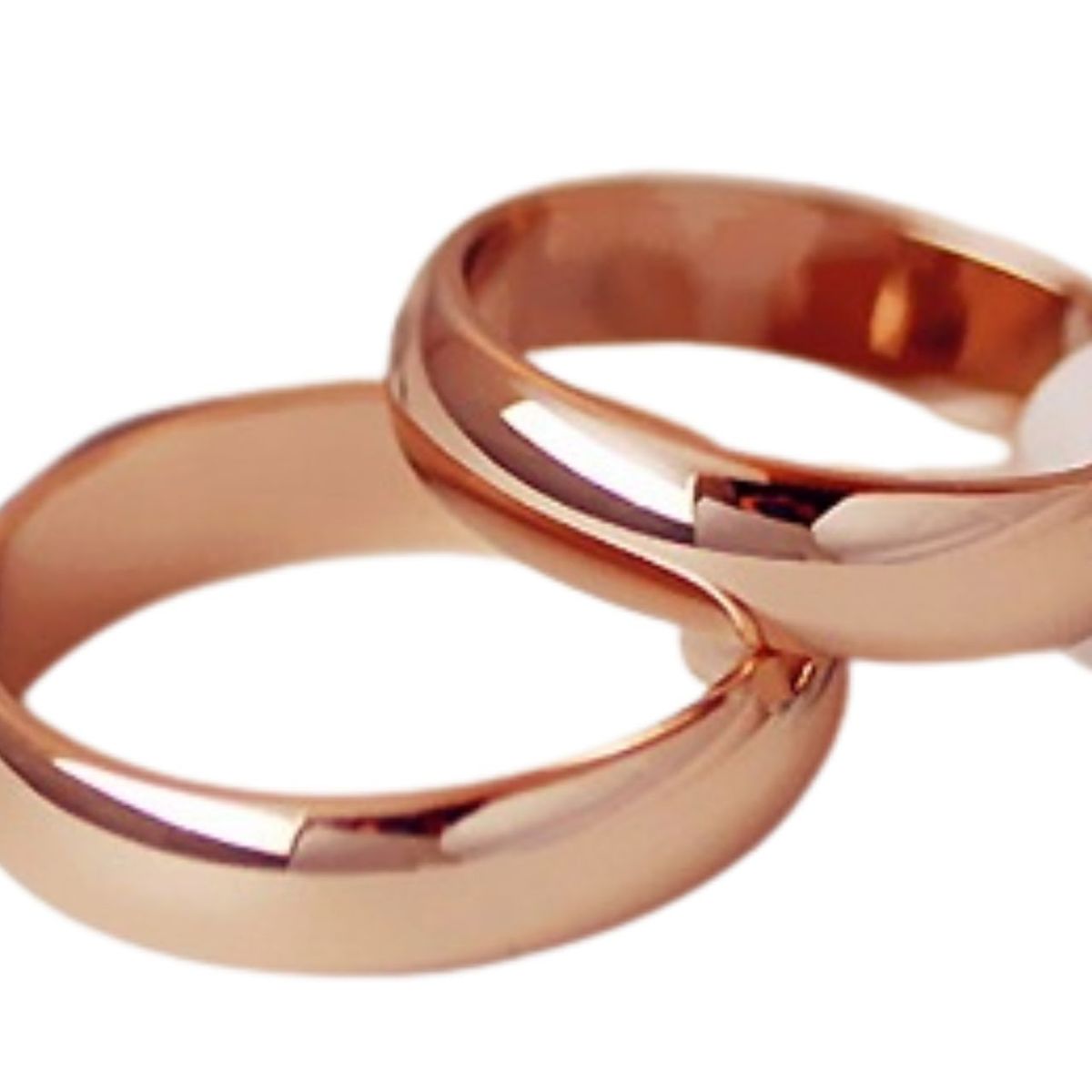 GENERICO - Anillo de Matrimonio Alianza Eternal Love Hombre Bañado Oro Genieka