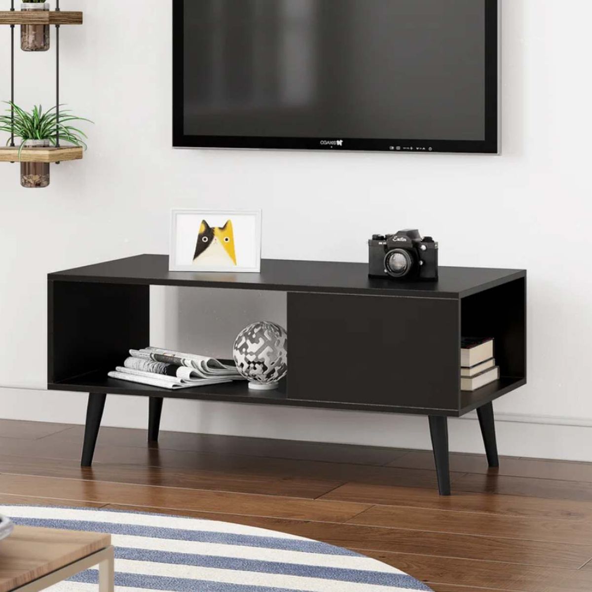 VENTITAS HOME - Mesa de Centro Vintage Dagny Ventitas Home Negro