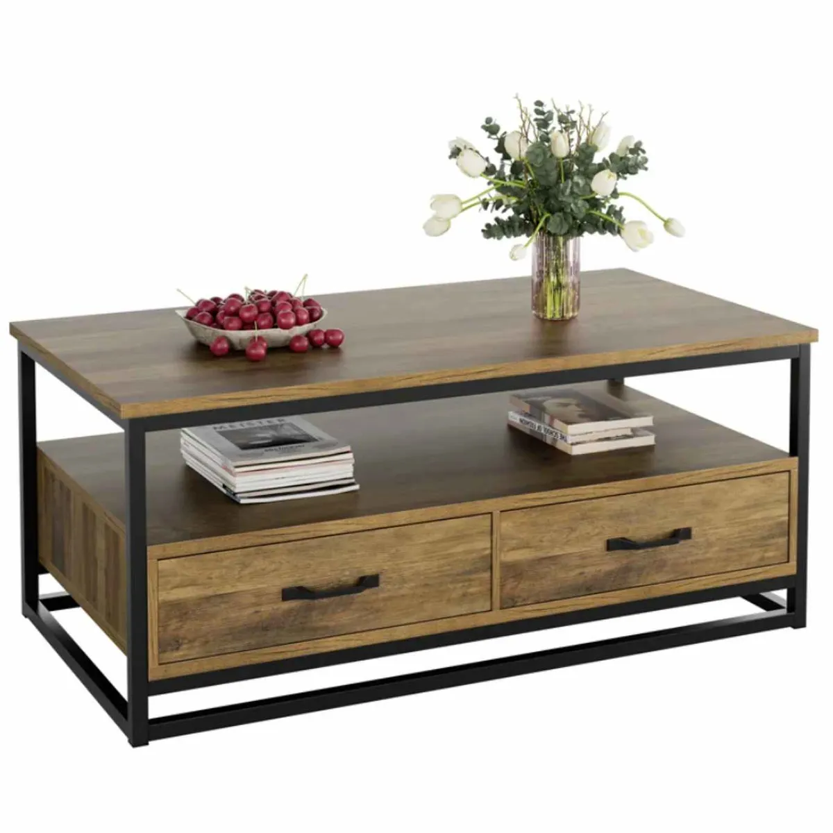 VENTITAS HOME - Mesa de Centro Industrial Tayce Ventitas Home Duna