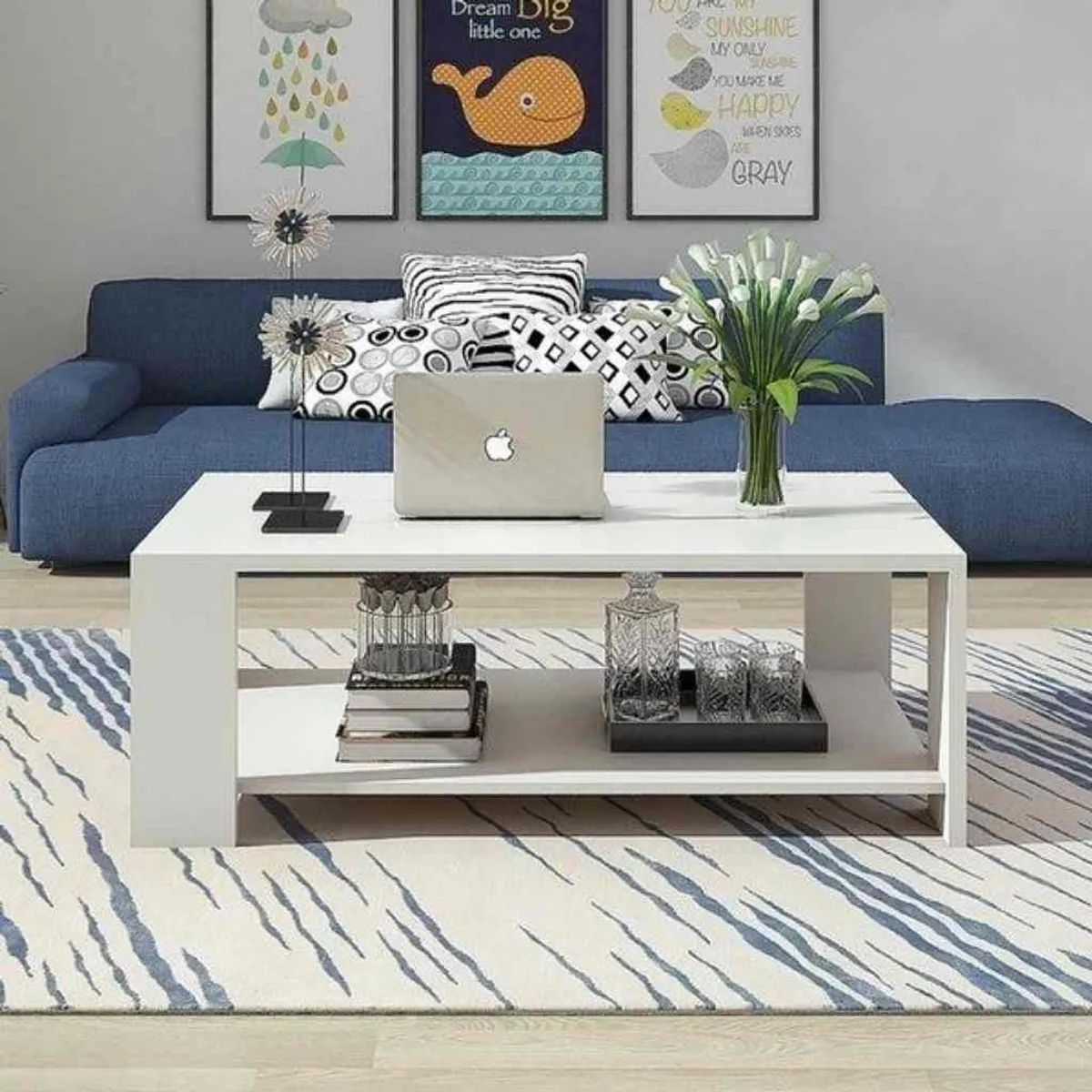 VENTITAS HOME - Mesa de Centro Ventitas Home Manila Blanco