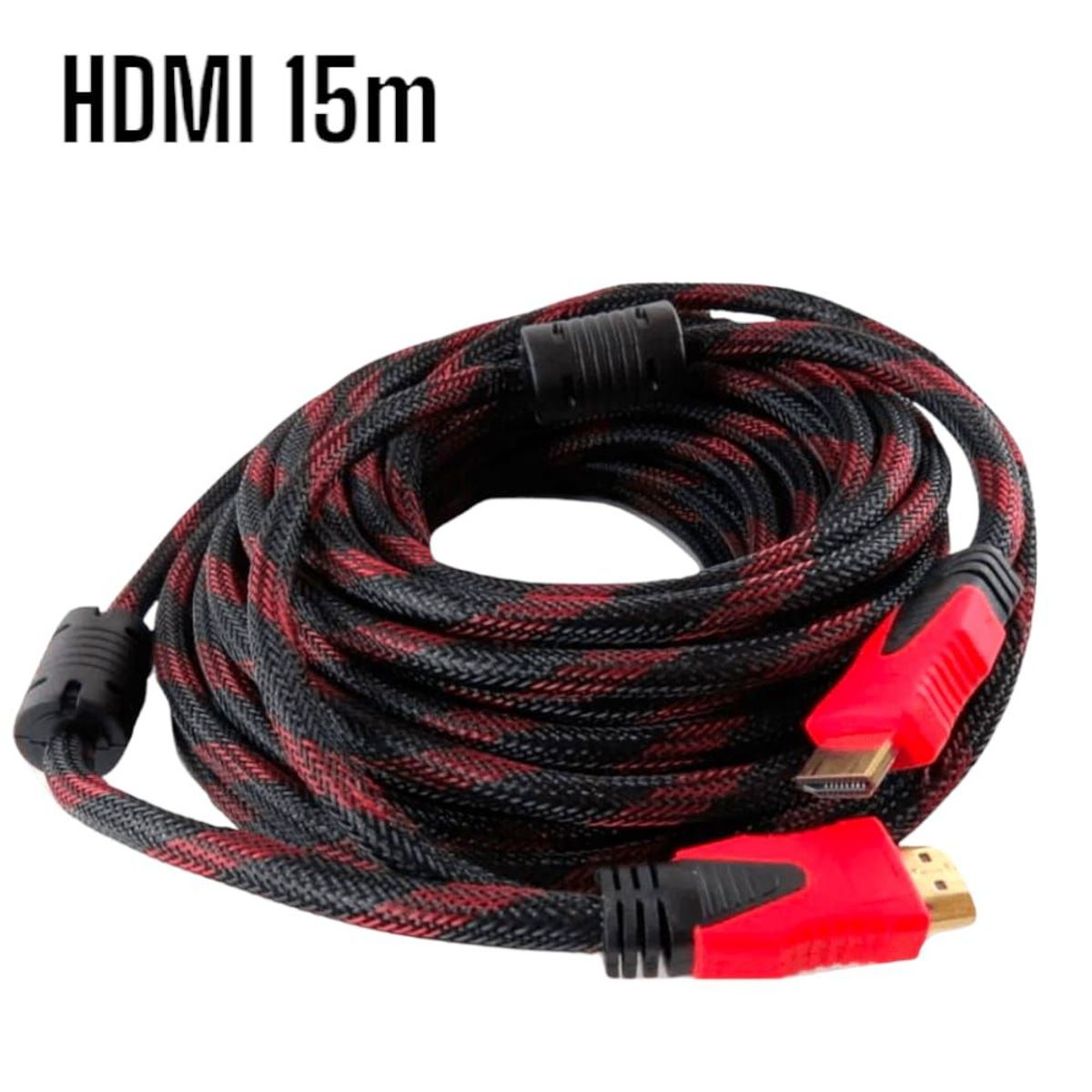 OEM - Cable HDMI-HDMI con Filtro 15m 15metros Full HD 3D V14 Enmallado