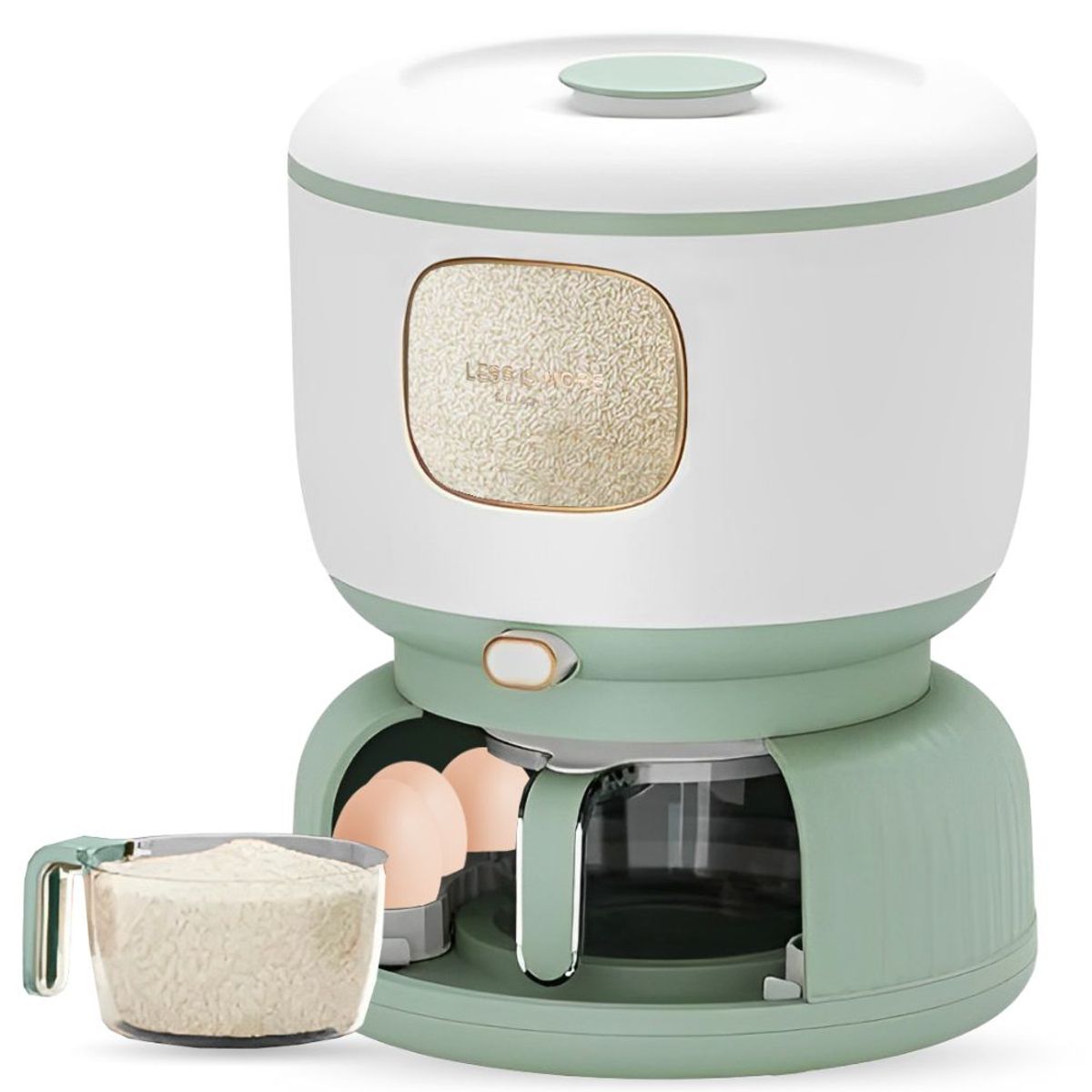 MINARI - Contenedor Dispensador de Arroz Menestras Organizador Porta Huevos V C109